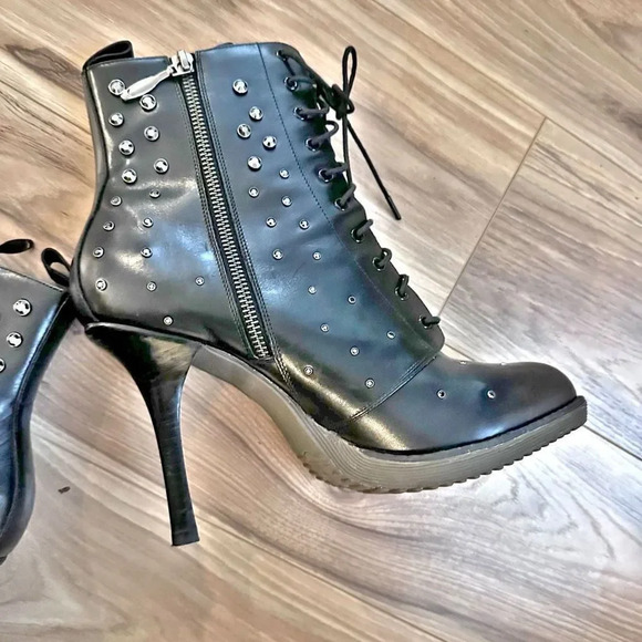 Dr. Martens Black Studded Ankle Boots - Picture 6 of 16